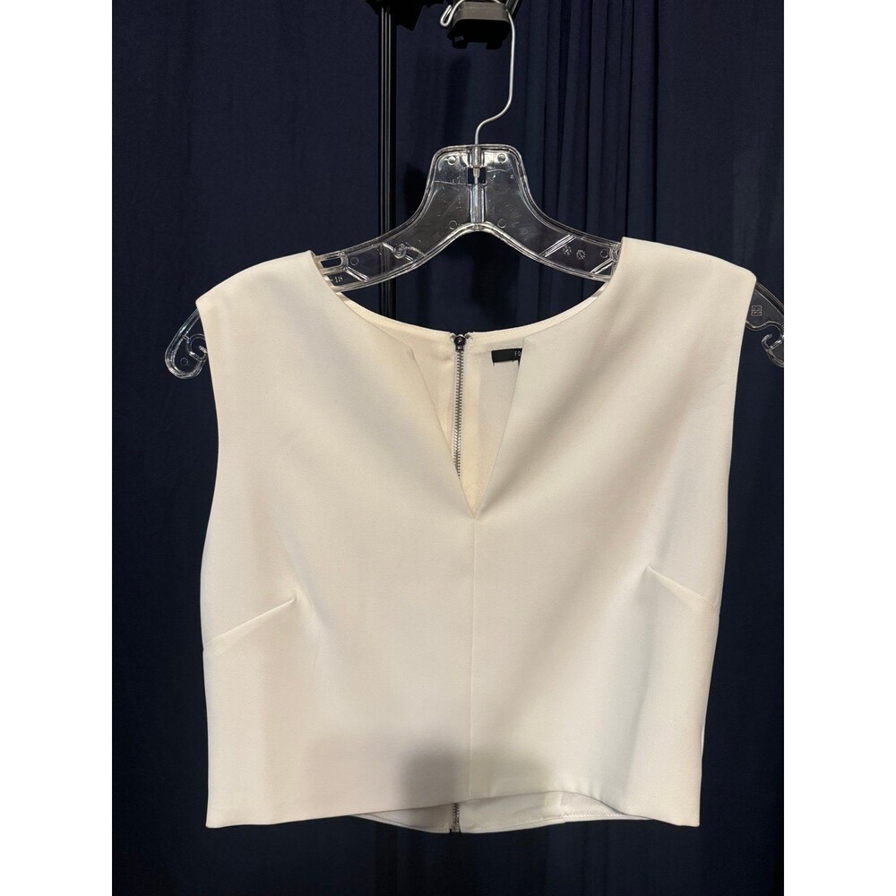 Forever-21 Women's White Crop-top